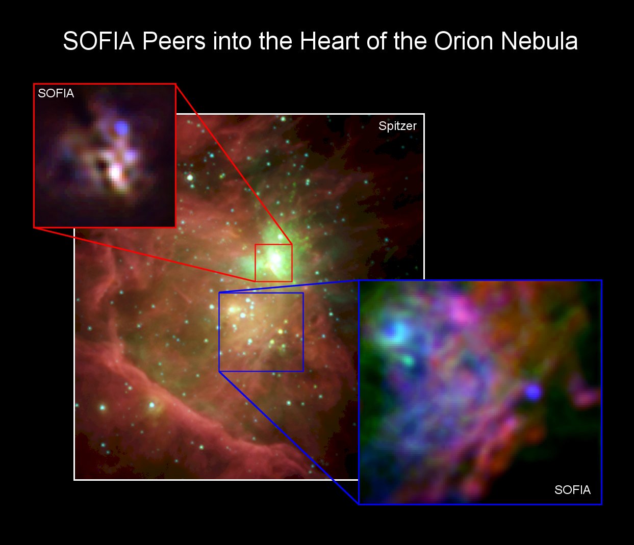 Flying Telescope Peers Into Orion Nebula's Heart